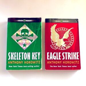 Alex Rider Book Bundle Skeleton Key & Eagle Strike Anthony Horowitz books 3 & 4